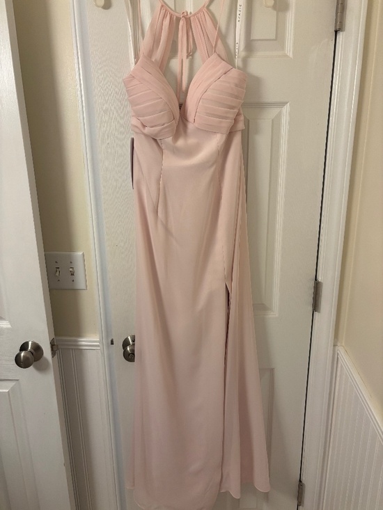 Azazie Dresses & Skirts - Light pink bridesmaid dress